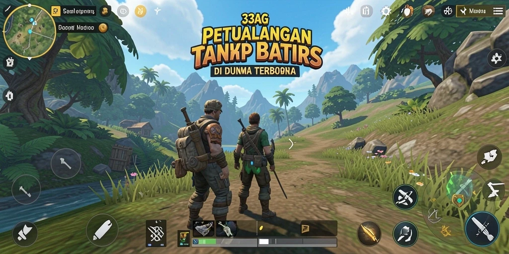 Tampilan gameplay menakjubkan dari dunia terbuka 33AG.