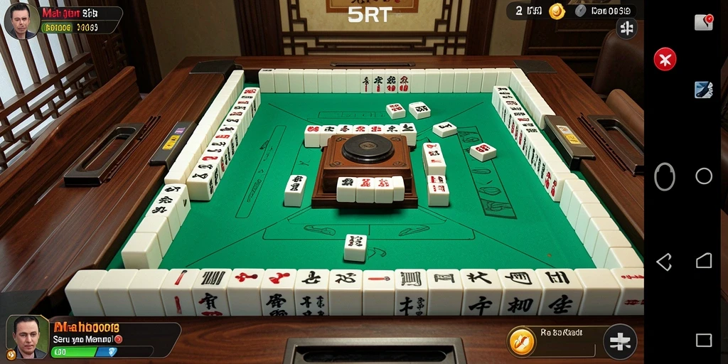 Tampilan gameplay 5RT yang menarik dalam permainan Mahjong.