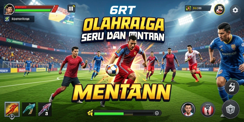 Tangkapan layar gameplay 6RT menunjukkan pertandingan yang seru.