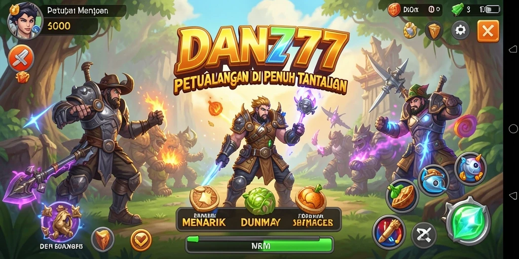 Tampilan gameplay seru dari DAN777 yang memikat.