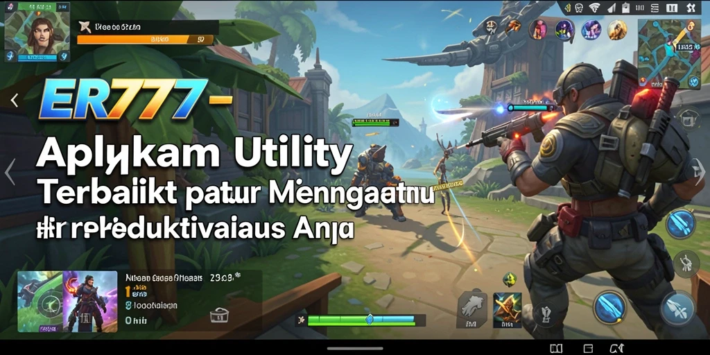 Tampilan antarmuka intuitif ER777 untuk meningkatkan produktivitas Anda.