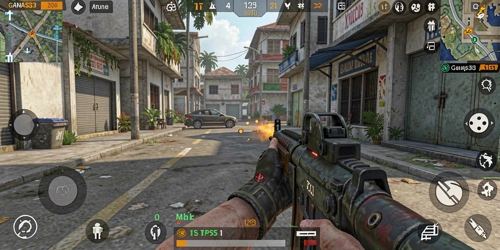 Tampilan aksi seru dalam gameplay GANAS33 yang mendebarkan.