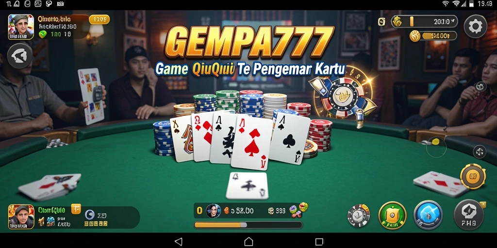 Gameplay menarik dari <strong>GEMPA777</strong> yang menampilkan aksi QiuQiu seru.