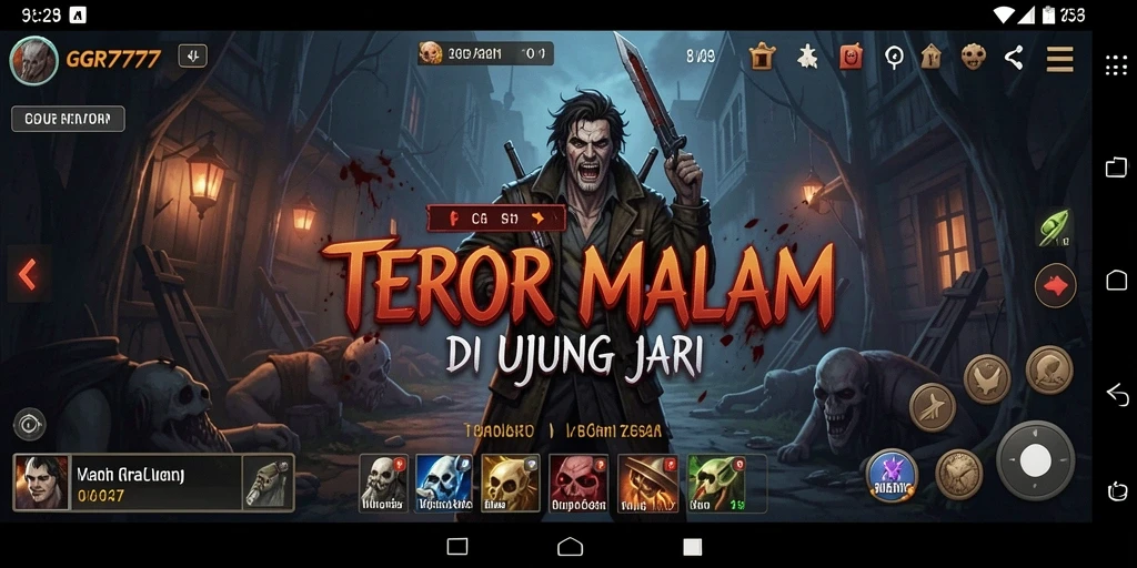 Screenshot menampilkan gameplay GGR7777 yang mencekam dan penuh ketegangan.