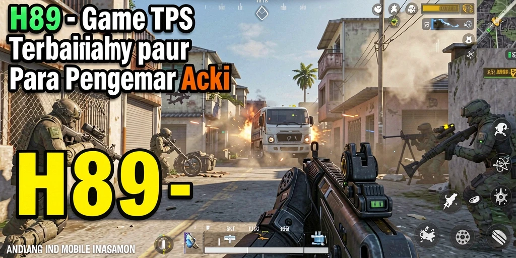 Tangkapan layar dari gameplay H89 menampilkan aksi seru di medan perang.