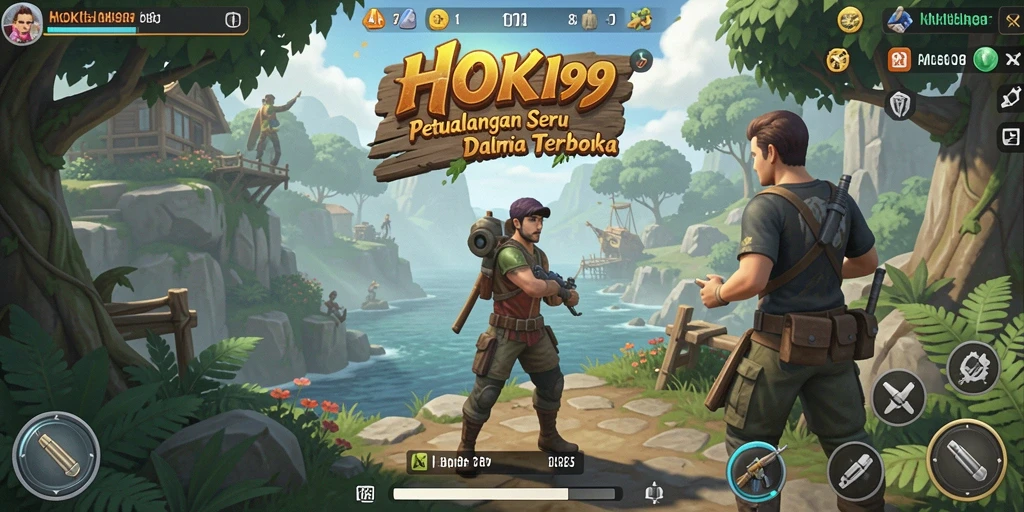 Screenshot utama HOKI99 menampilkan gameplay yang dinamis di dunia terbuka.