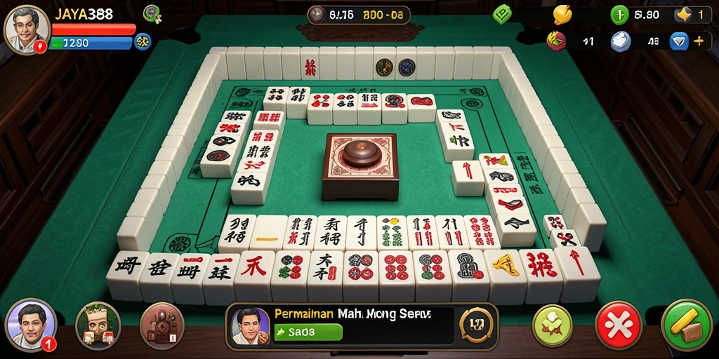 Tampilan permainan Mahjong yang menarik dan menantang di JAYA388.