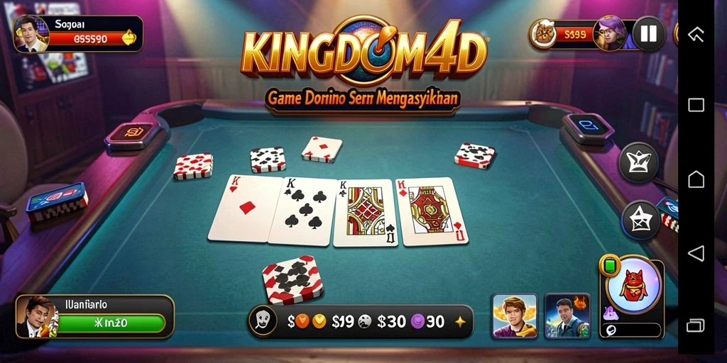 Tampilan gameplay seru di KINGDOM4D.