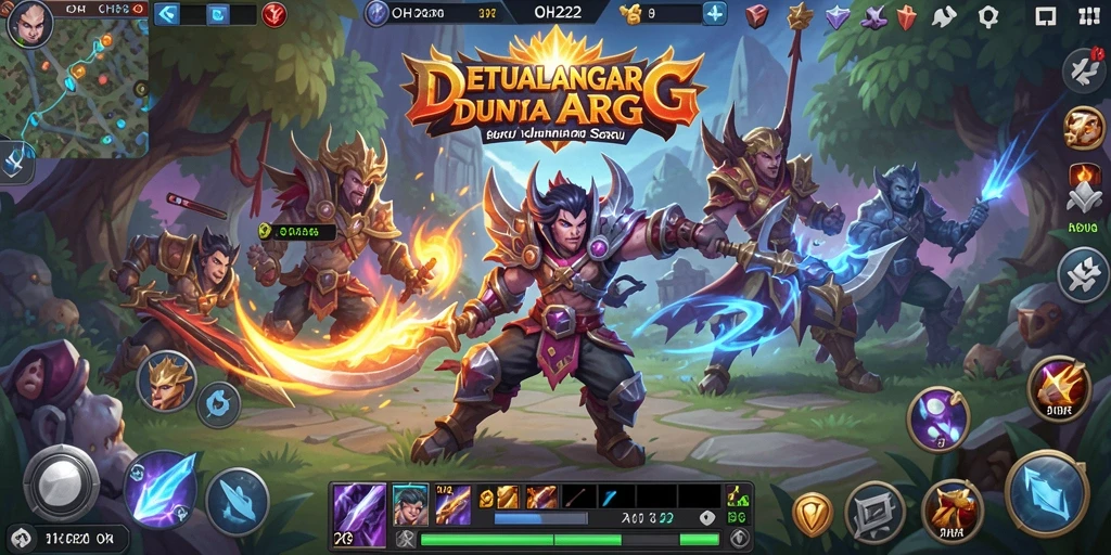 Tangkapan layar gameplay <strong>OH222</strong> menunjukkan aksi pertempuran yang intens dan grafis yang mengagumkan.