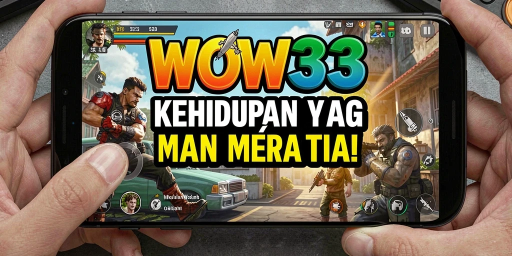 Tampilan gameplay menarik dari WOW33 yang penuh warna.