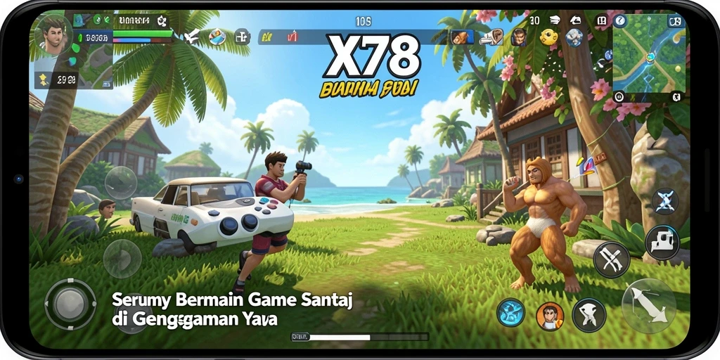 Tampilan gameplay seru dan menyenangkan di X78.